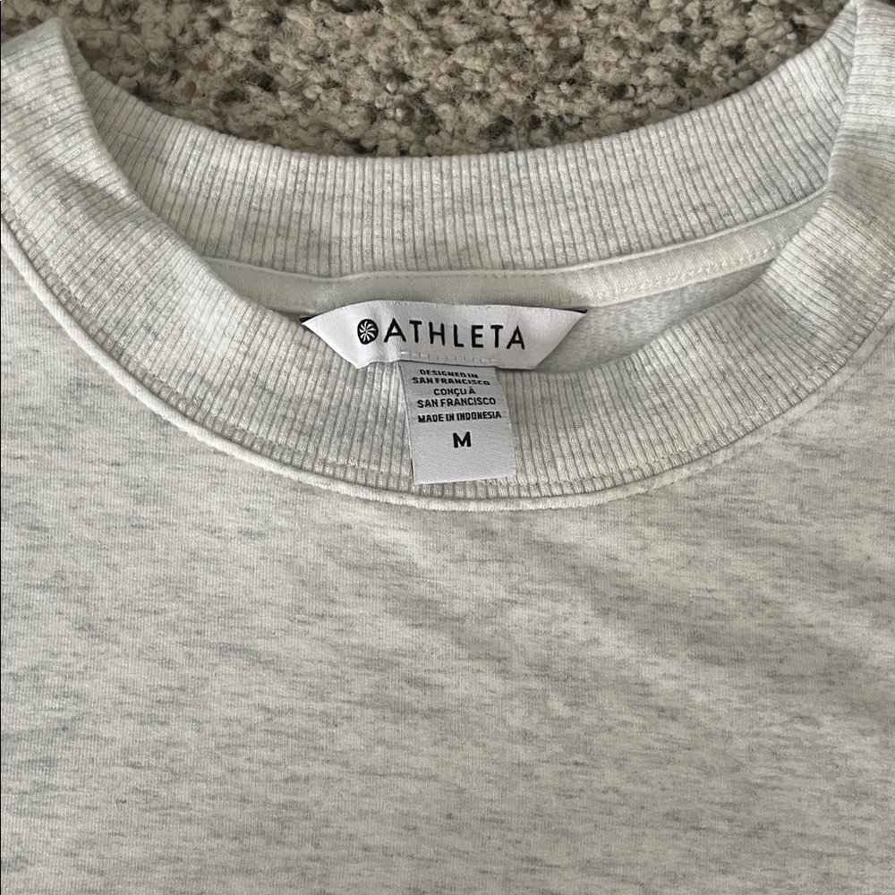 Women’s Athleta Coaster luxe sweatshirt dress size medium - Picture 2 of 6